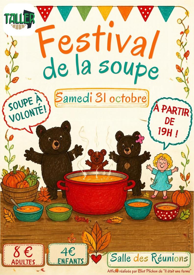 Official poster: 2nd Festival de la Soupe