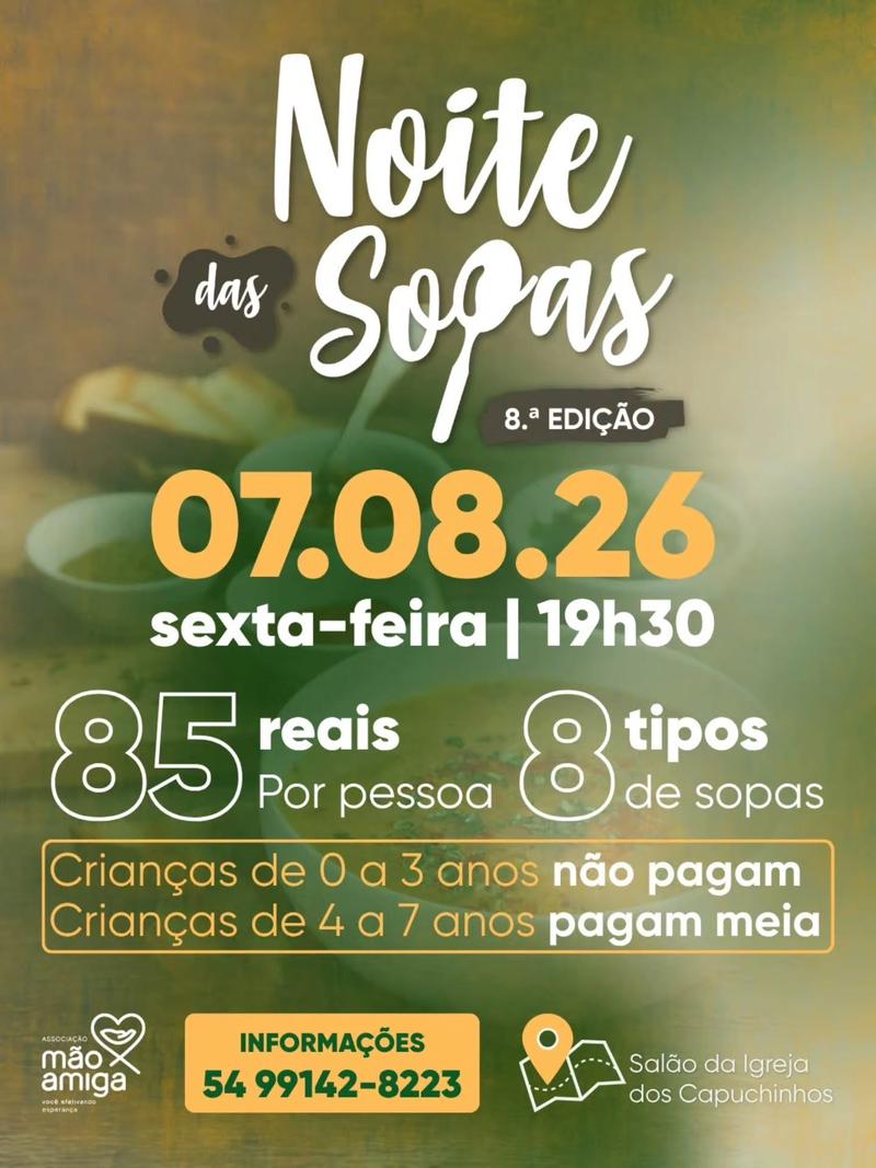 Official poster: Noite das Sopas