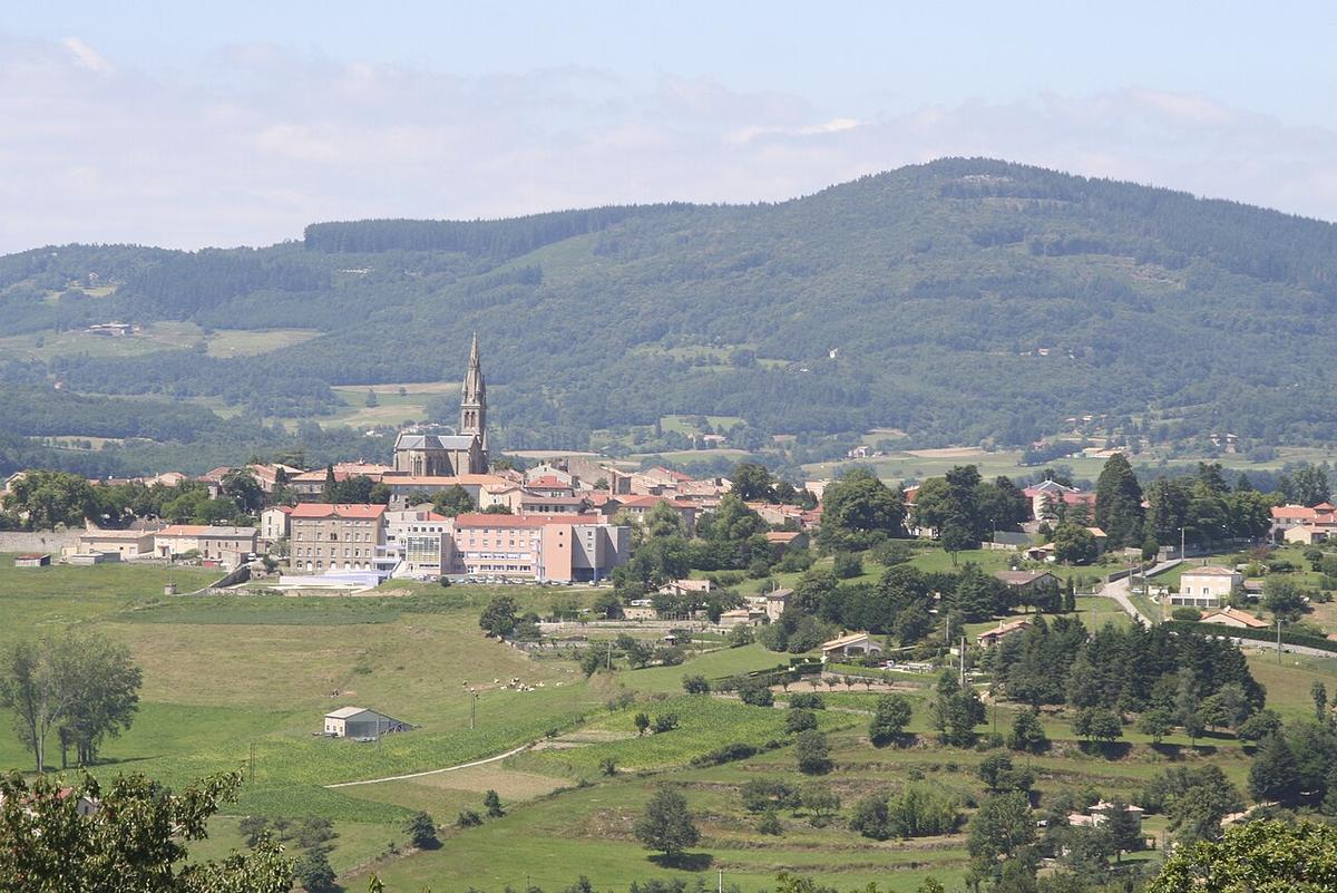 A view of Vernoux-en-Vivarais