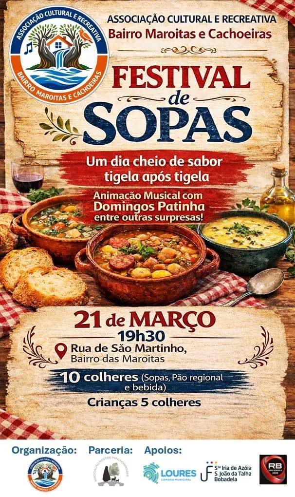 Cartaz oficial: Festival de Sopas de Santa Iria de Azóia