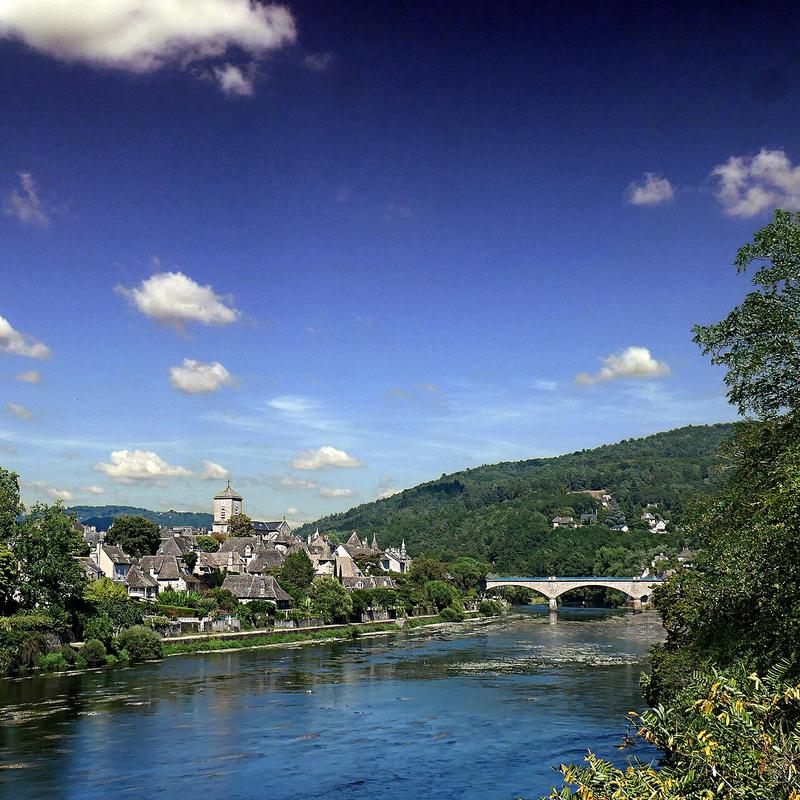 A view of Argentat-sur-Dordogne