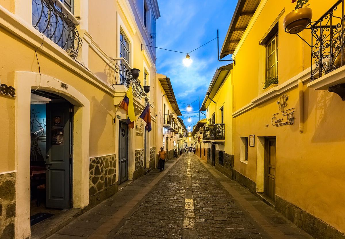 A view of Quito