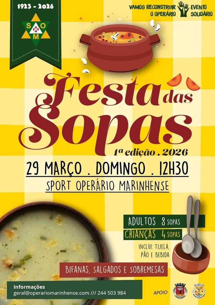 Cartaz oficial: Festival das Sopas do Som
