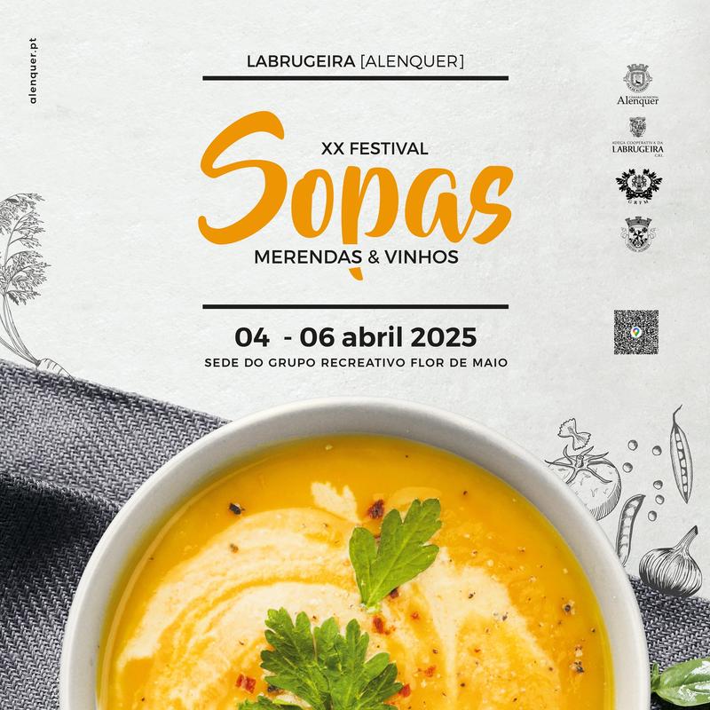 Cartaz oficial: Festival Sopas, Merendas & Vinhos