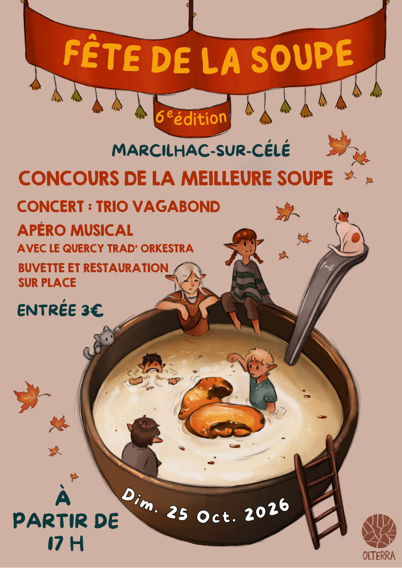 Official poster: 6th Fête de la Soupe
