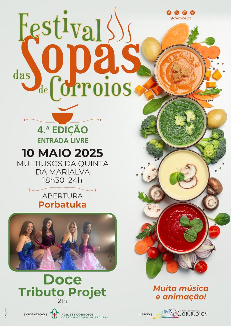 Cartaz oficial: Festival das Sopas de Corroios