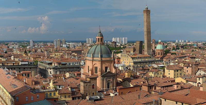 A view of Bologna