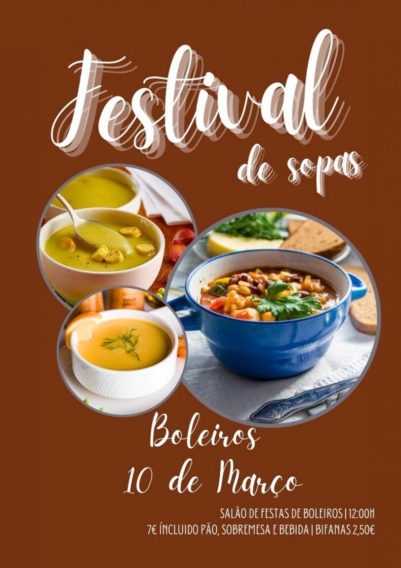 Cartaz oficial: Festival das Sopas de Boleiros
