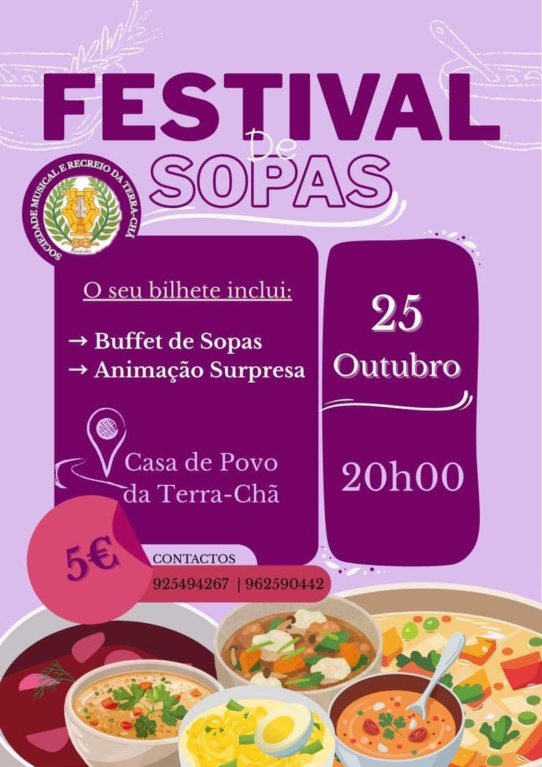 Cartaz oficial: Festival de Sopas