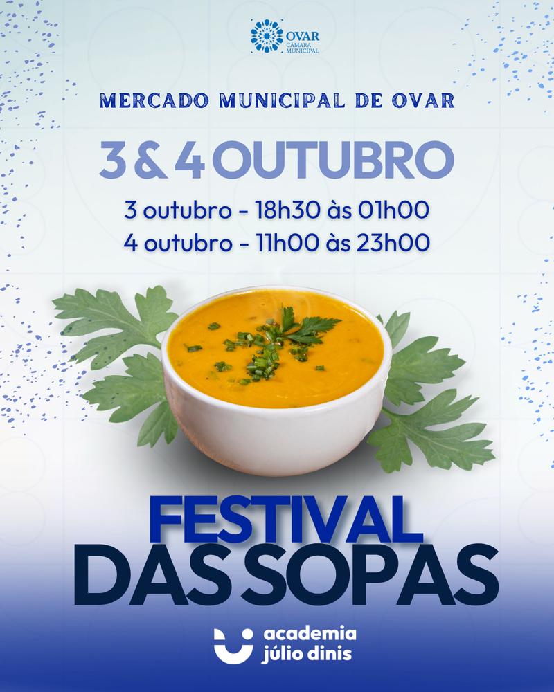 Cartaz oficial: Festival de Sopas em Ovar