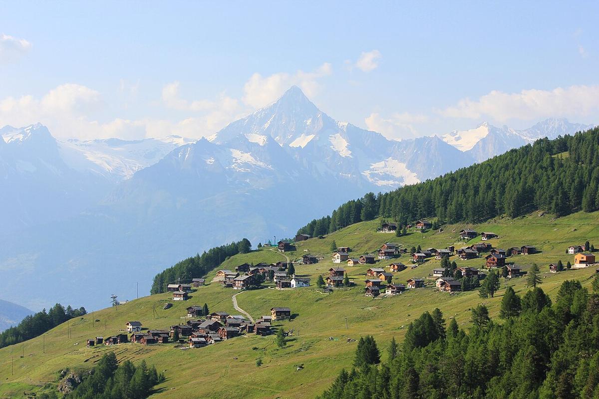 A view of Staldenried