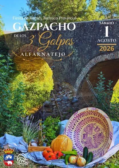 Official poster: Fiesta del Gazpacho de los Tres Golpes