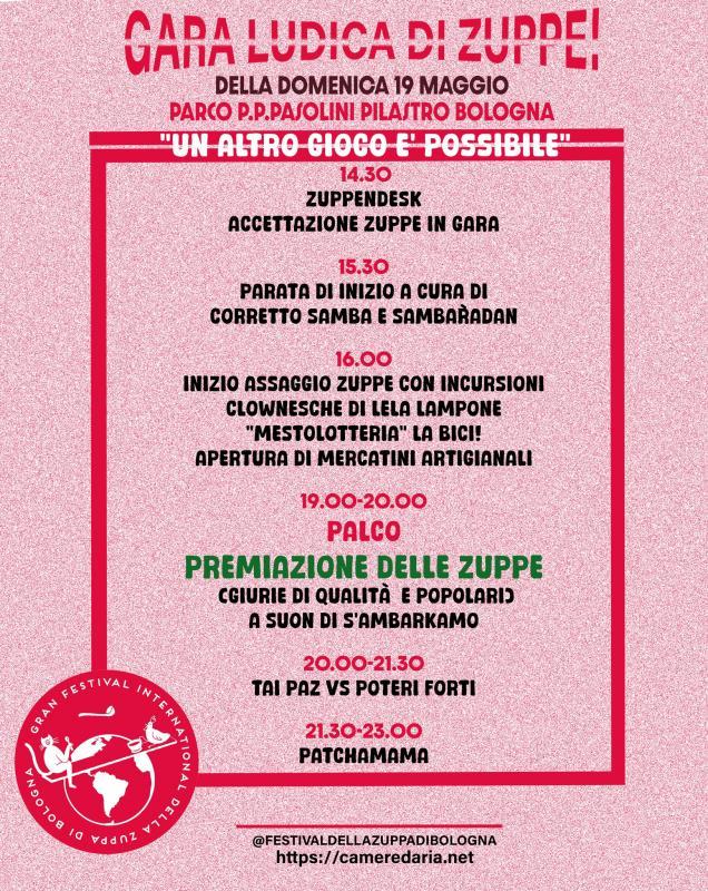 Official poster: Gran Festival Internazionale della Zuppa di Bologna