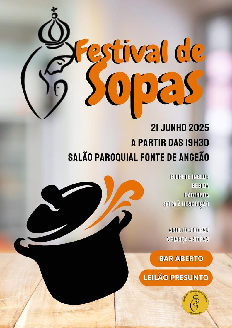 Cartaz oficial: Festival de Sopas