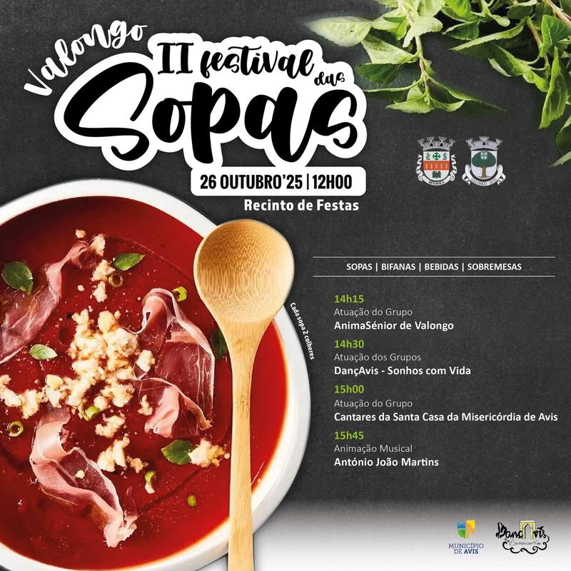 Cartaz oficial: Festival das Sopas de Valongo