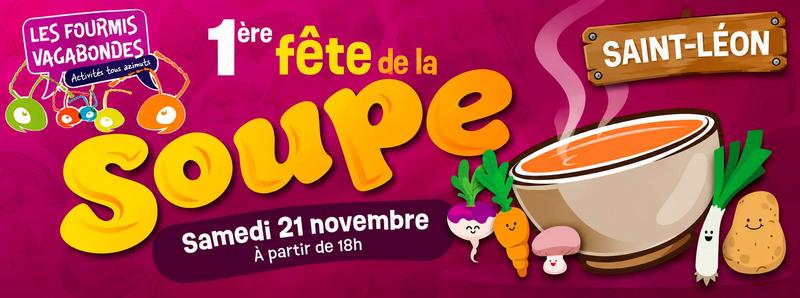 Official poster: Fête de la Soupe de Saint-Léon