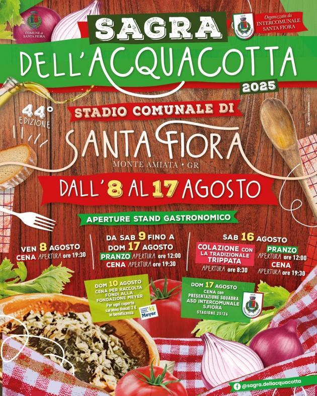 Official poster: Sagra dell'Acquacotta di Santa Fiora