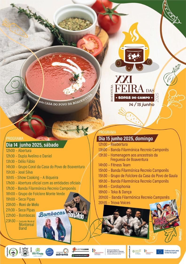 Cartaz oficial: Feira das Sopas do Campo