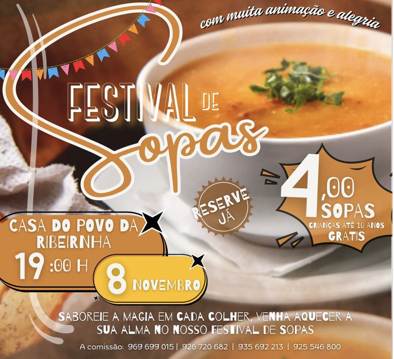 Cartaz oficial: Festival de Sopas 2025