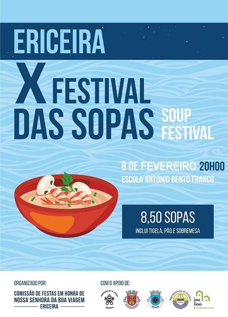 Cartaz oficial: Festival das Sopas da Paróquia da Ericeira