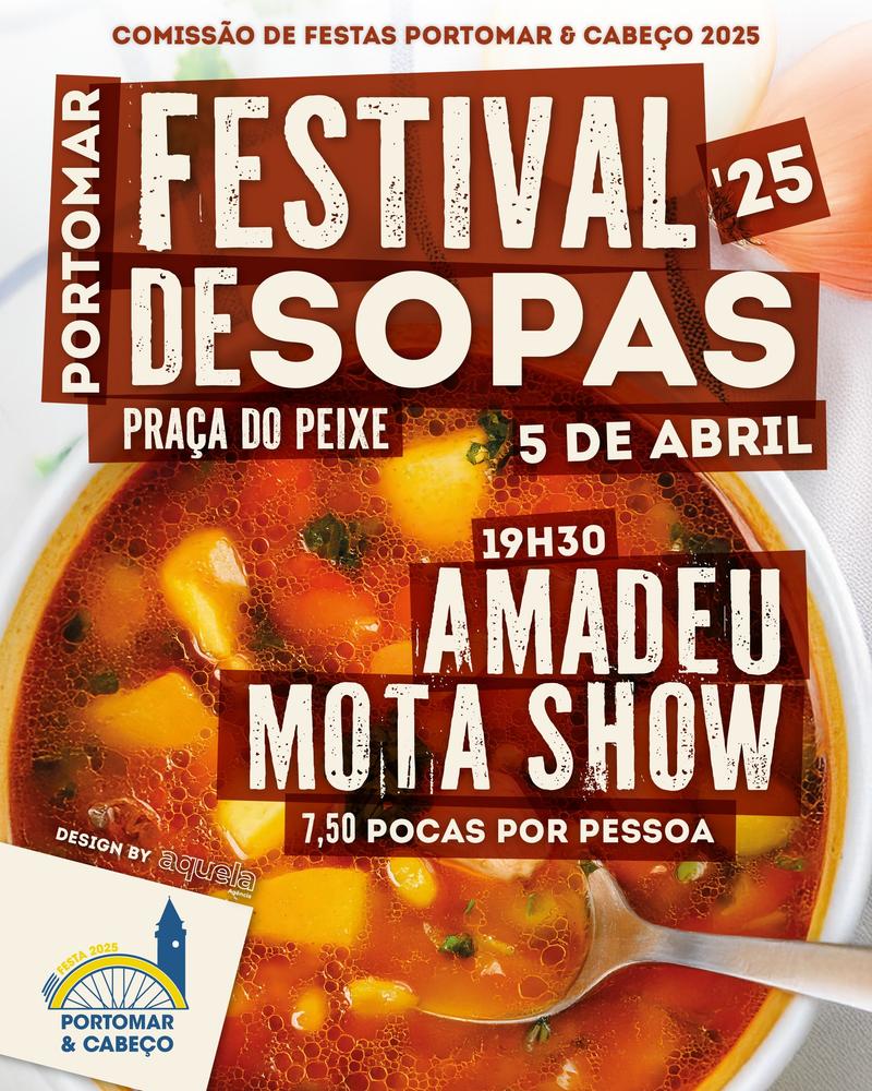 Cartaz oficial: Festival de Sopas de Portomar e Cabeço