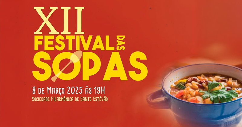 Cartaz oficial: XII Festival das Sopas