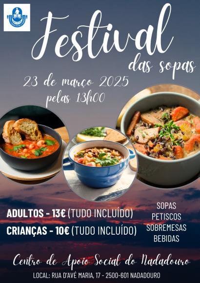 Cartaz oficial: Festival das Sopas