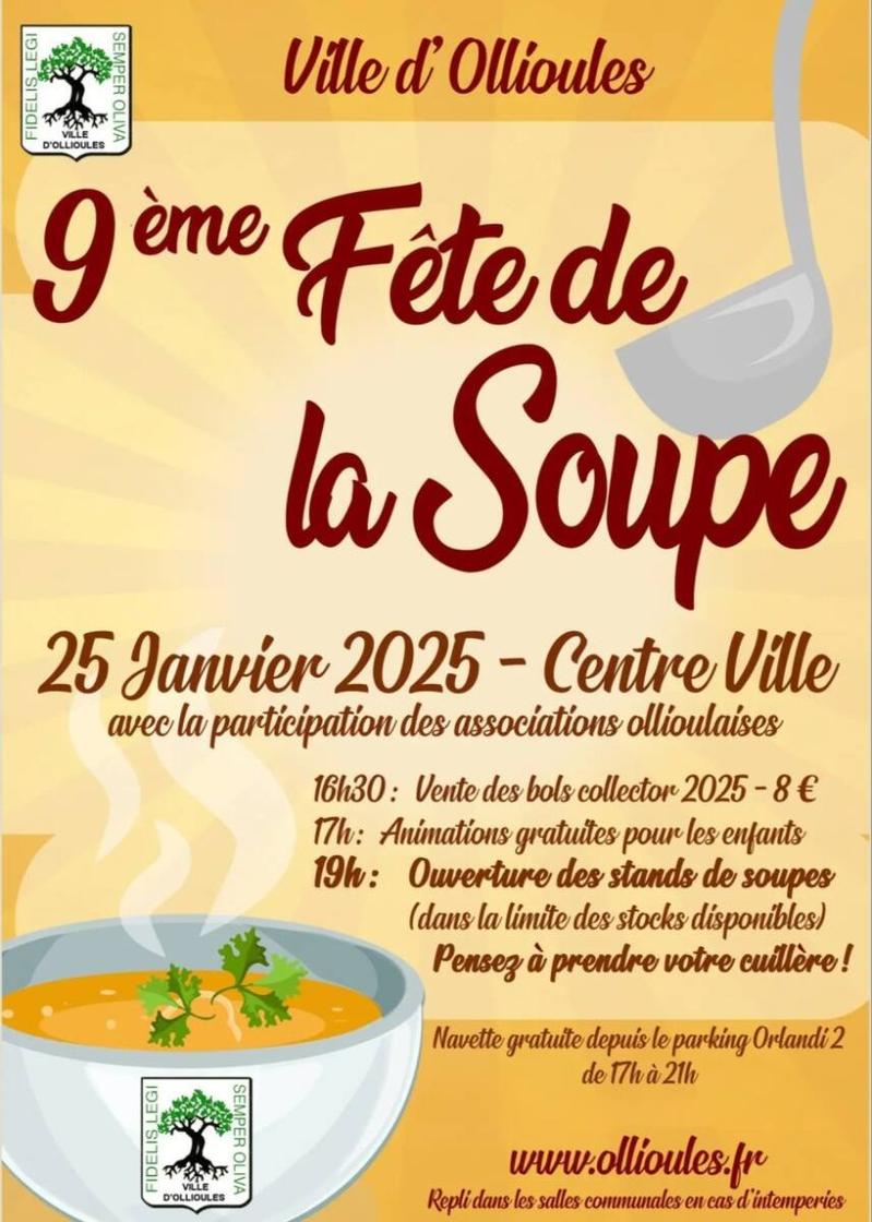 Official poster: 9th Fête de la Soupe