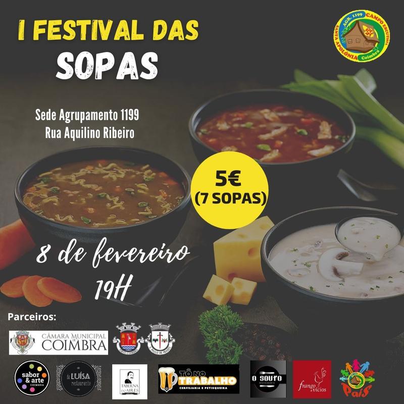 Cartaz oficial: Festival das Sopas do Agrupamento 1199