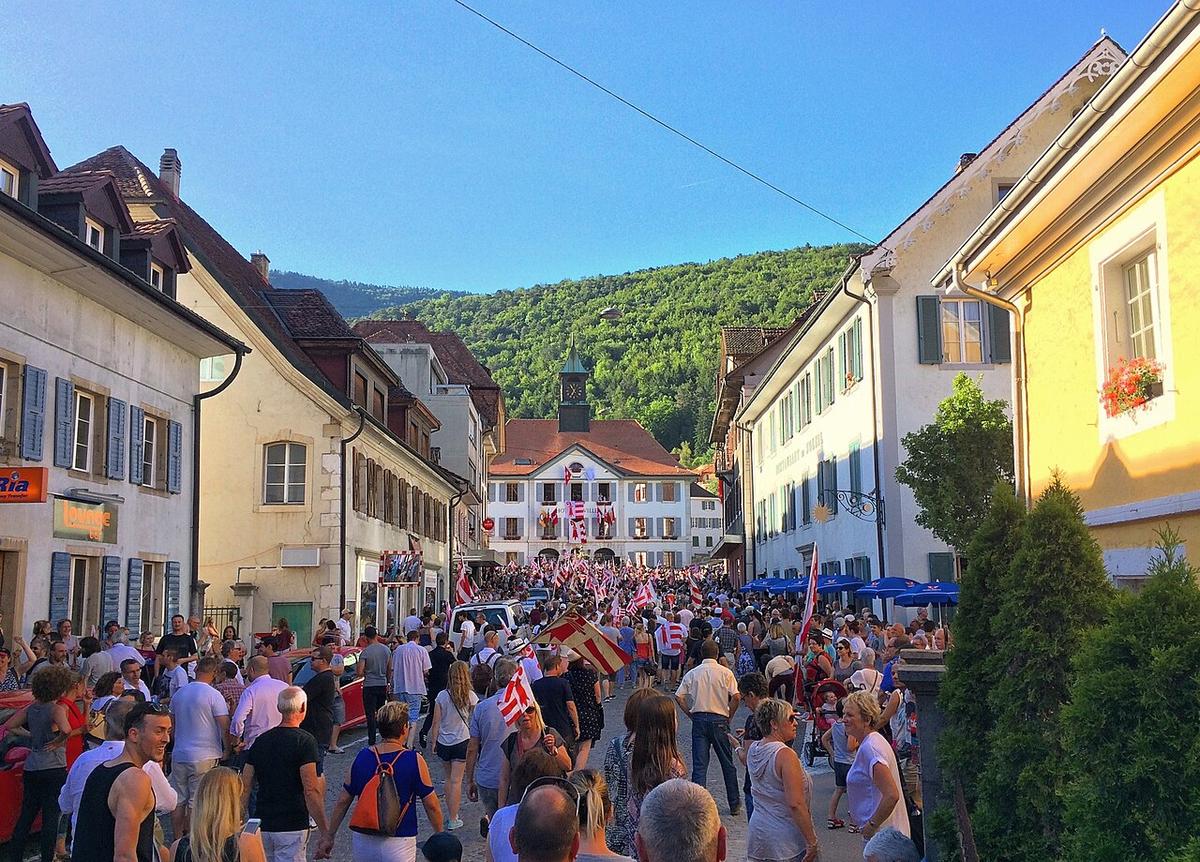 A view of Moutier