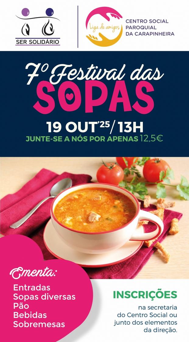 Cartaz oficial: Festival das Sopas de Carapinheira