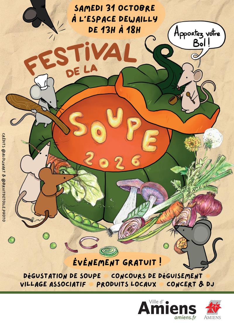 Official poster: 1st Festival de la Soupe