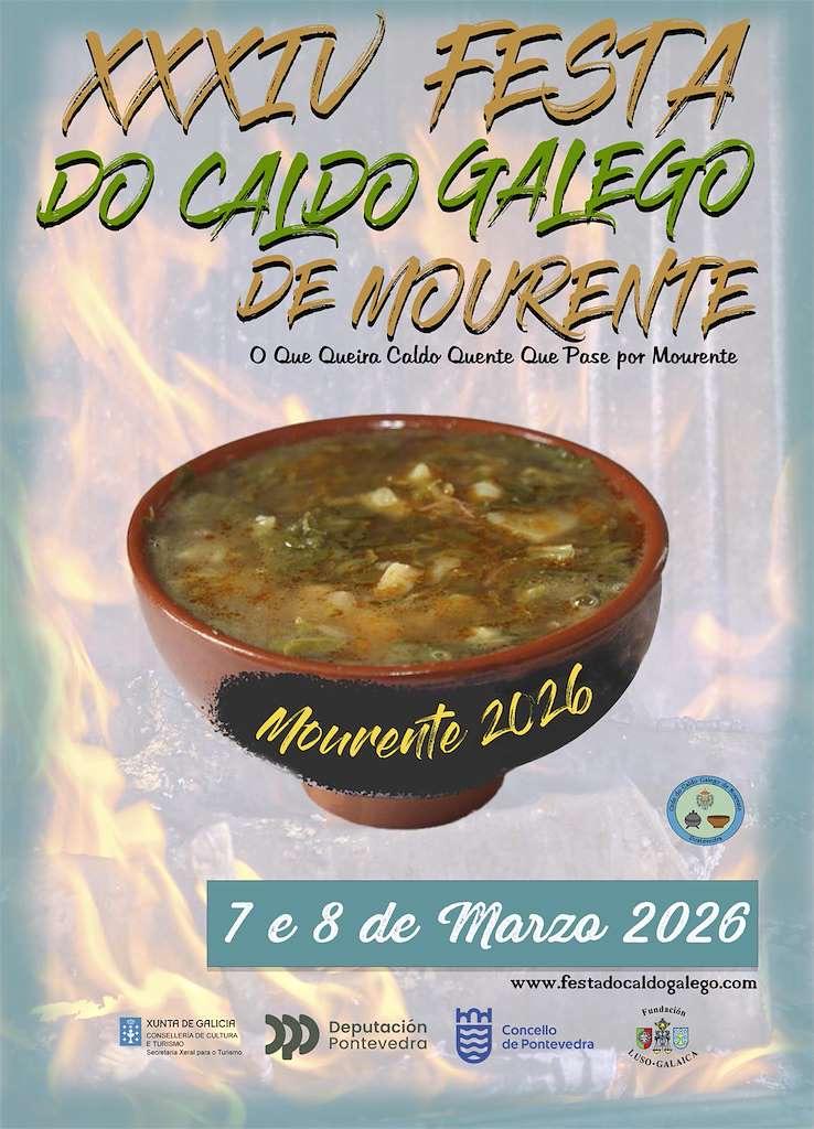 Official poster: XXXIV Festa do Caldo Galego
