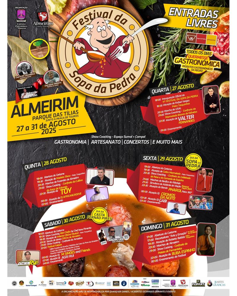 Cartaz oficial: Festival da Sopa da Pedra