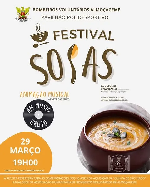 3º FESTIVAL DE SOPAS - Almoçageme 2025