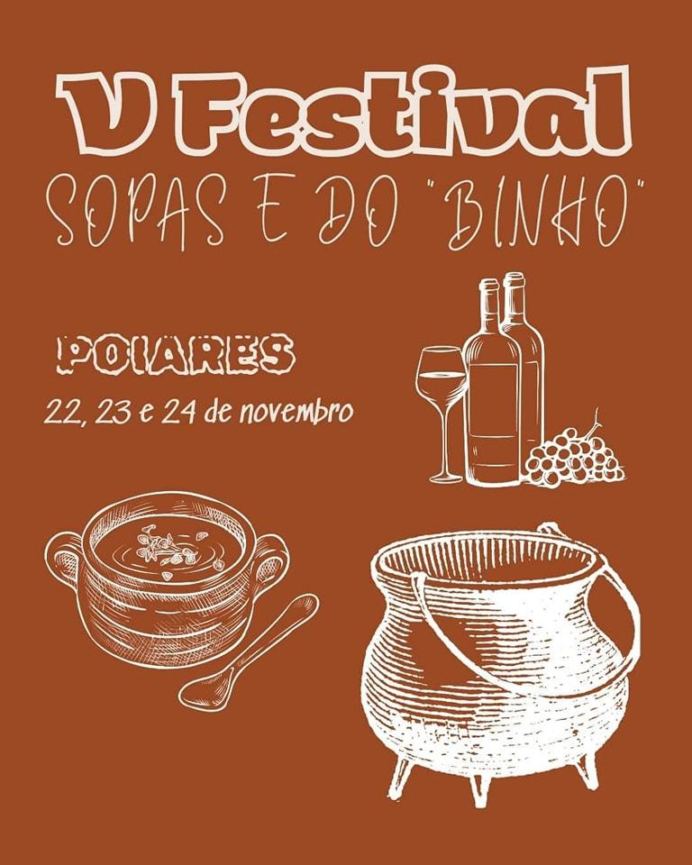 Cartaz oficial: Festival das Sopas e do Binho