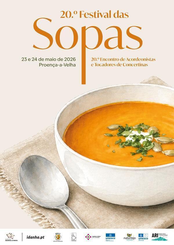 Cartaz oficial: Festival de Sopas Tradicionais de Proença-a-Velha