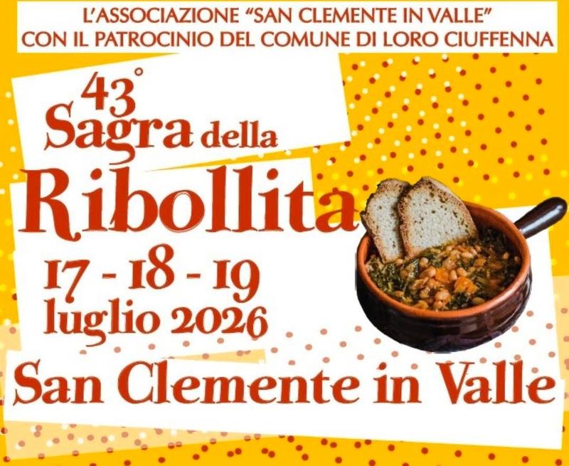 Official poster: Sagra della Ribollita di San Clemente in Valle