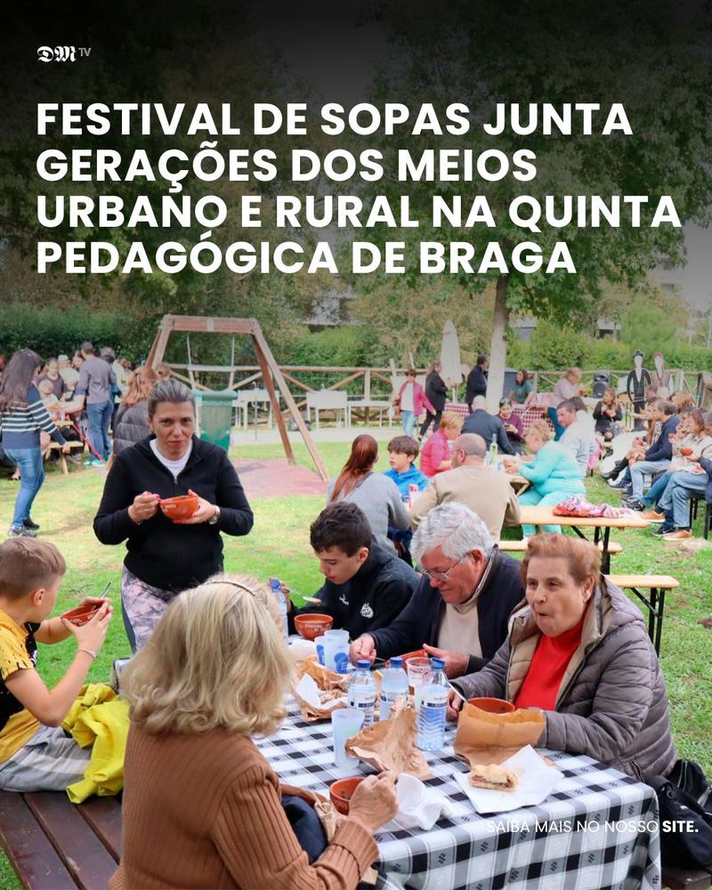 Cartaz oficial: Festival de Sopas da Quinta Pedagógica de Braga