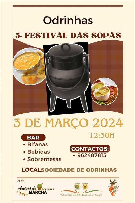 Cartaz oficial: Festival das Sopas de Odrinhas