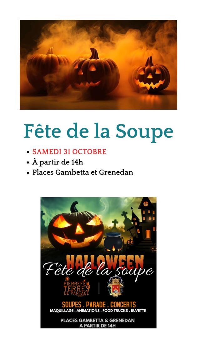 Official poster: Fête de la Soupe d'Halloween de Pierrefeu-du-Var