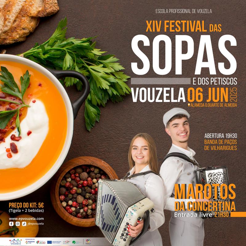 Cartaz oficial: Festival das Sopas de Vouzela