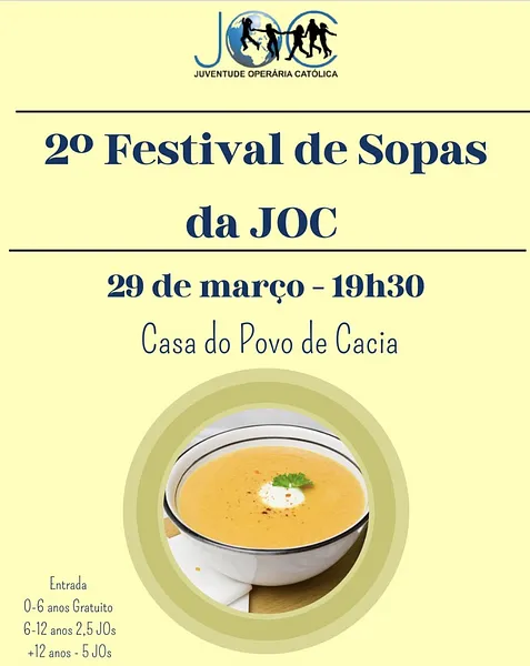 2º Festival Sopas da JOC - Cacia 2025