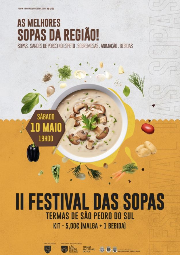 Cartaz oficial: Festival de Sopas
