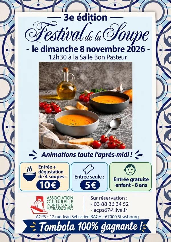 Official poster: 3rd Festival de la Soupe