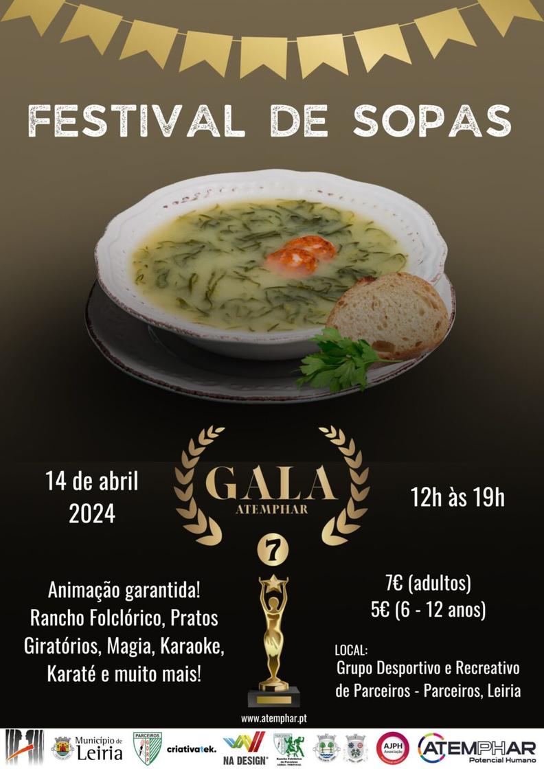 Cartaz oficial: Festival de Sopas de Parceiros
