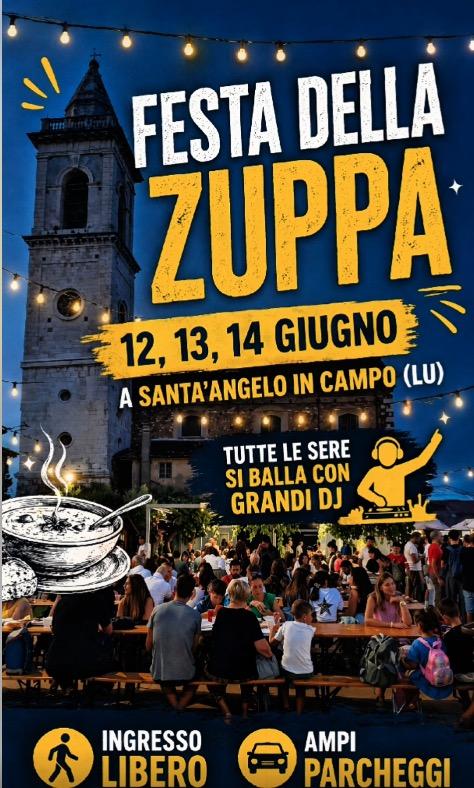 Official poster: Festa della Zuppa di Sant'Angelo in Campo