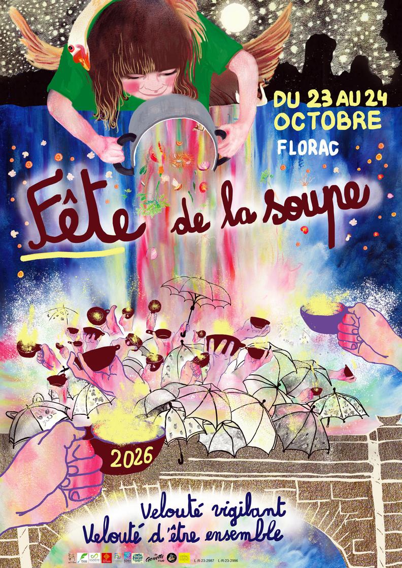 Cartaz oficial: Velouté vigilants, velouté d'être ensemble !