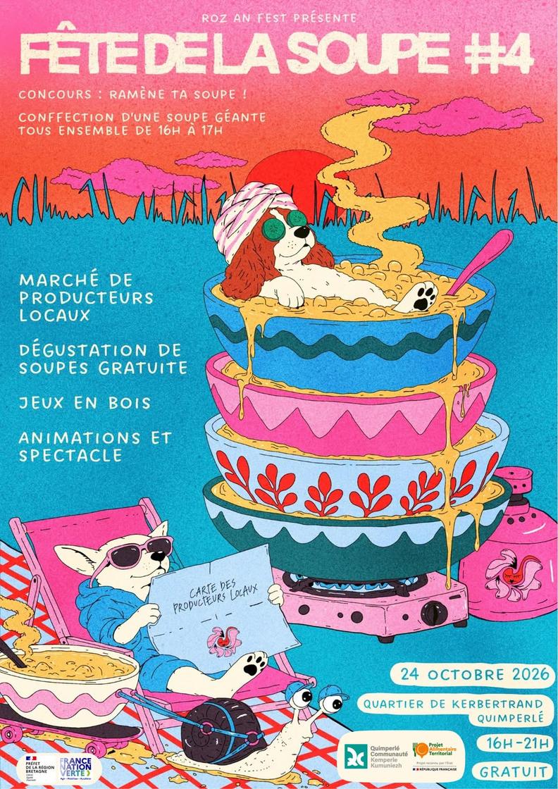 Cartaz oficial: Fête de la Soupe de Roz an Fest