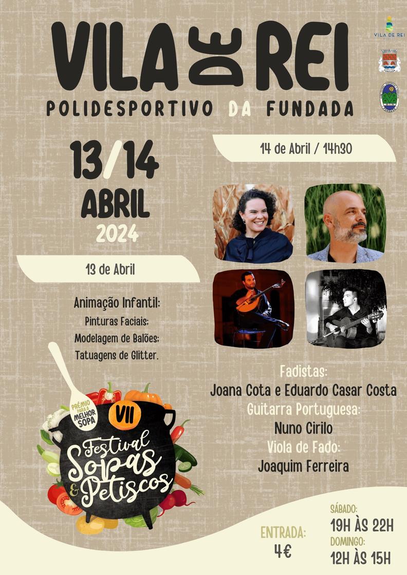 Cartaz oficial: 7.º Festival das Sopas e Petiscos